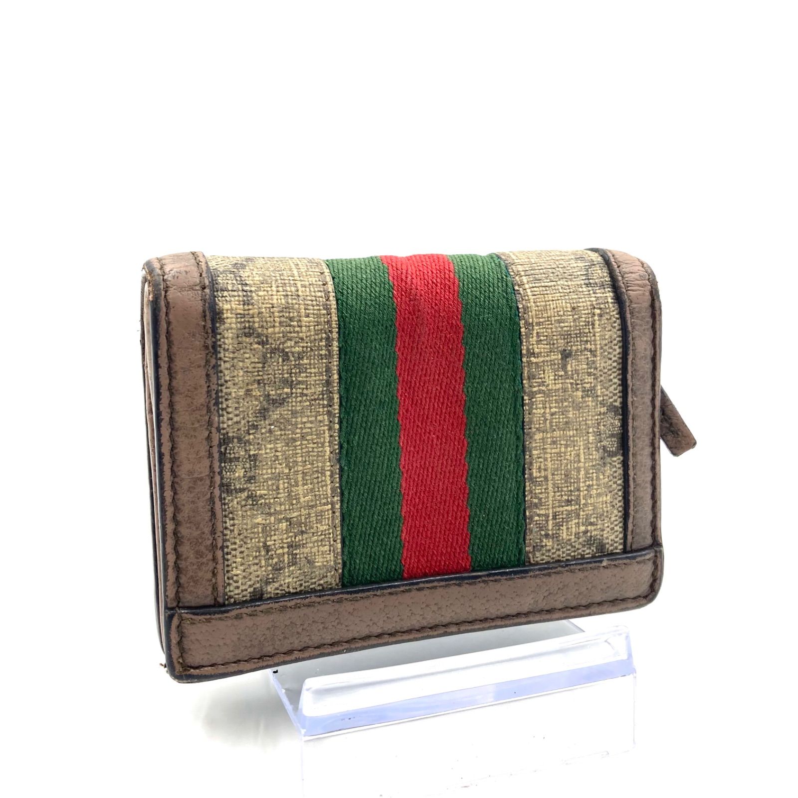 GUCCI グッチ オフィディア 二つ折り財布 GGマーモント GGスプリーム 