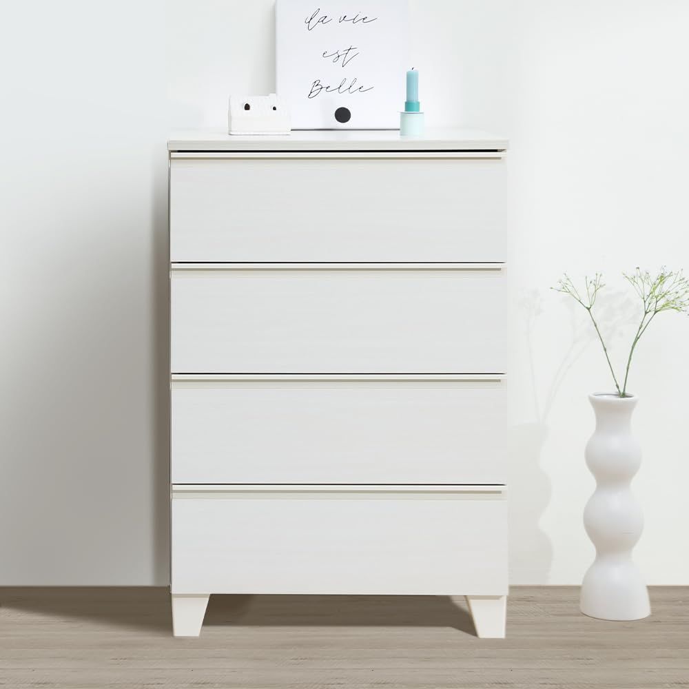 松永工房 カンティーヌ チェスト 白家具 猫足 IDC取扱 キズ有り