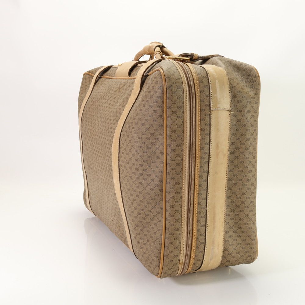 グッチ マイクロGG オールド 010 39 523 70 レザー ボストン バッグ