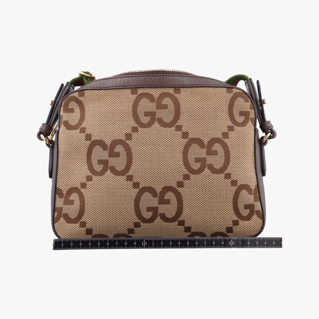 グッチGucciジャンボGG メッセンジャーブラウンキャンバス