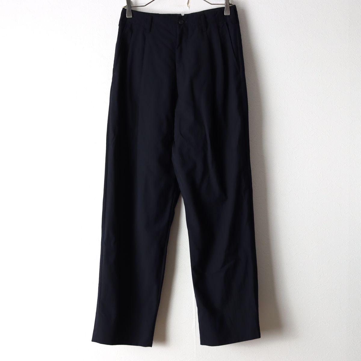 入手困難ヨウジヤマモトワイズY's 綿ワイドパンツ　スラックスブラック 初期 Y's for men ワイズ ヨウジヤマモト ブラック ワイドパンツ
