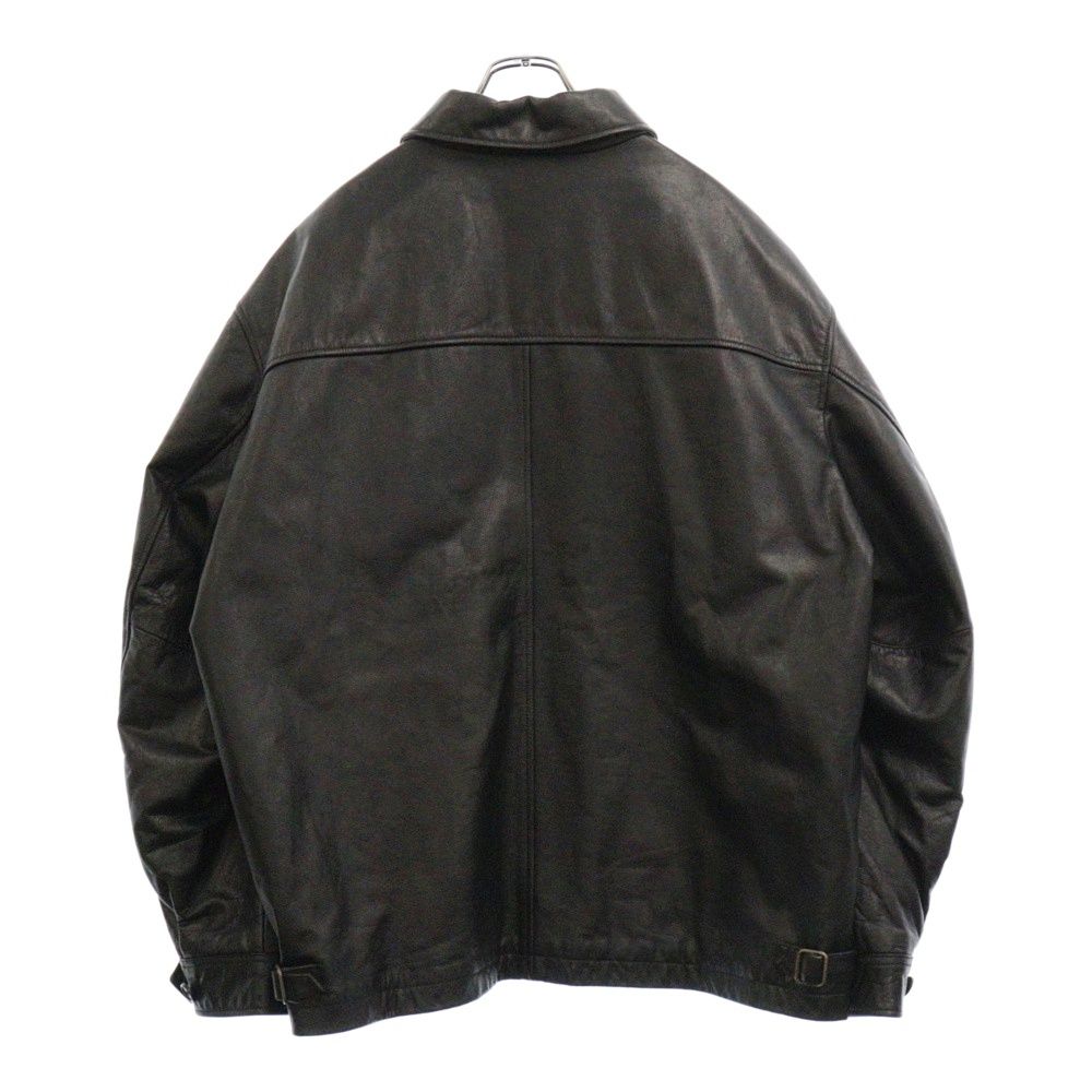 ¥¥¥様 オールドギャップ シングルライダースジャケット 本革 レザー ブラック 90s GAP オールドギャップ 厚手 レザー ジャケット 黒 S ショート