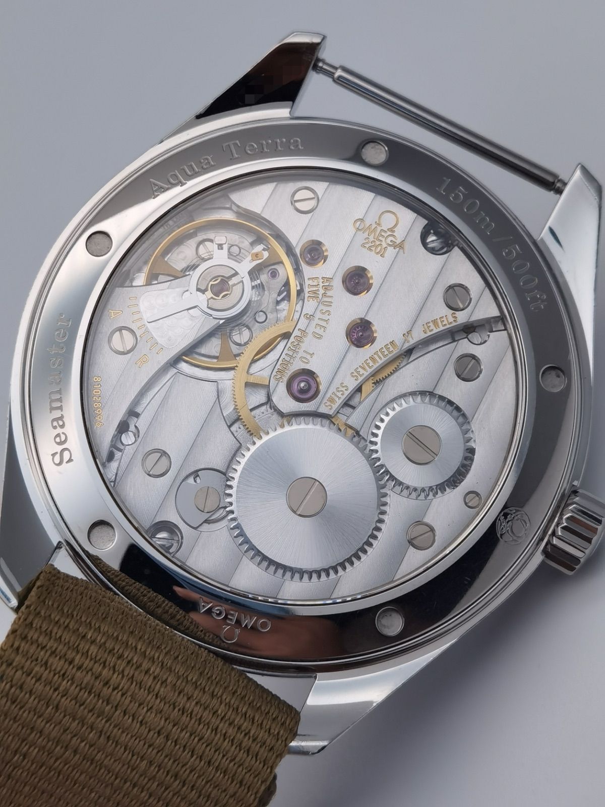 オメガ OMEGA シーマスター レイルマスター クロノメーター 2806.52.37 スモールセコンド SS 黒 ブラック文字盤 手巻き メンズ 腕時計