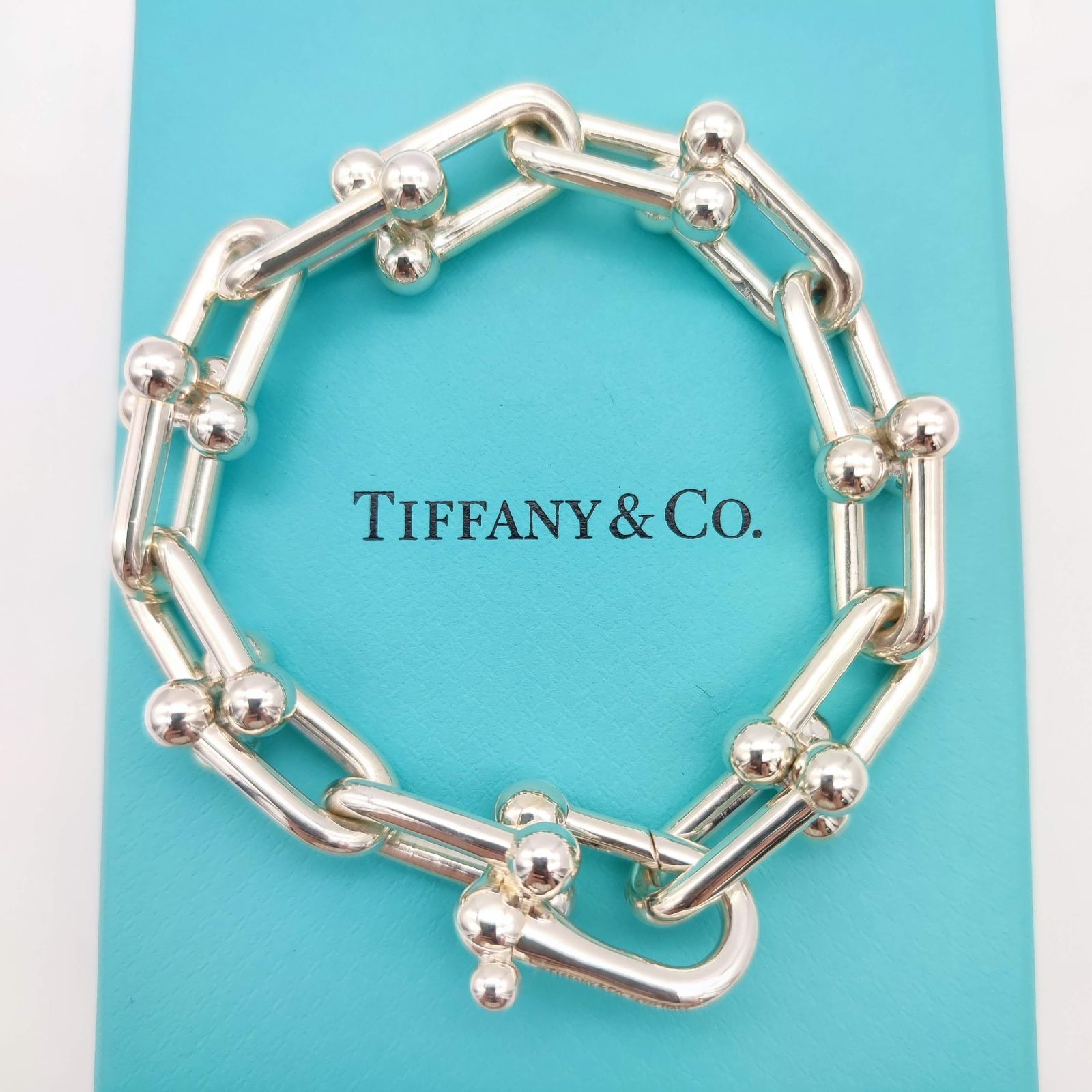 Tiffany ティファニー ハードウェア ラージリンクブレスレット ミディアム シルバー925