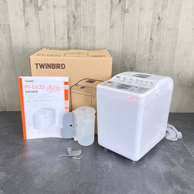 ホームベーカリー 【未使用品】TWINBIRD ツインバード PY-E632 0.5/1斥 100種類レシピブック付き / 69185在☆2 -  メルカリ