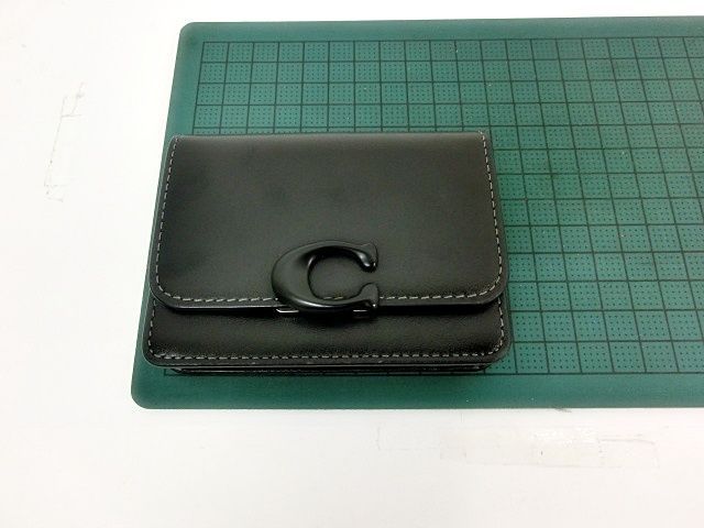 COACH エッセンシャル ビジネス カード ケース Cロゴ コーチ 名刺入れ