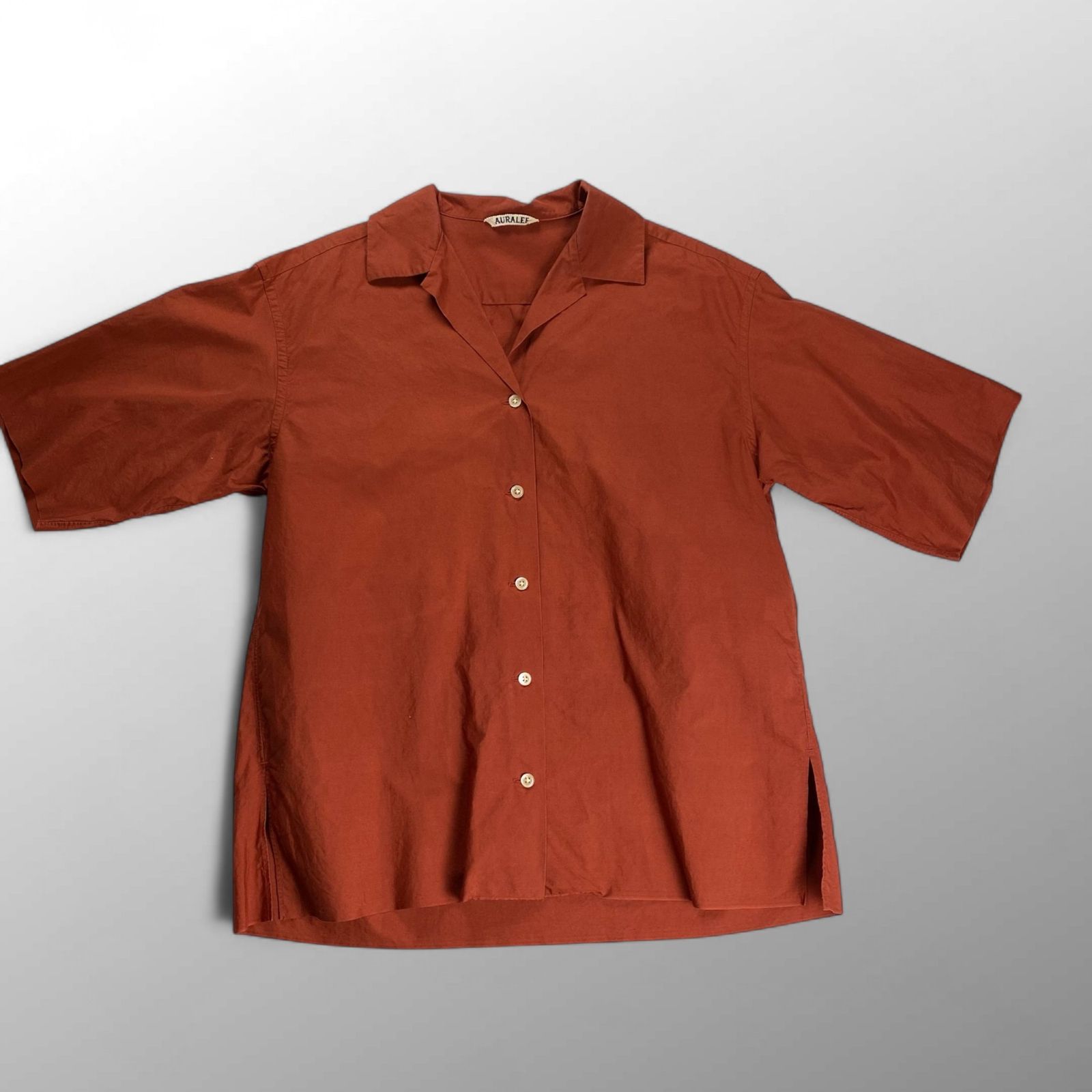 AURALEE オーラリー / SELVEDGE WEATHER CLOTH HALF SLEEVED