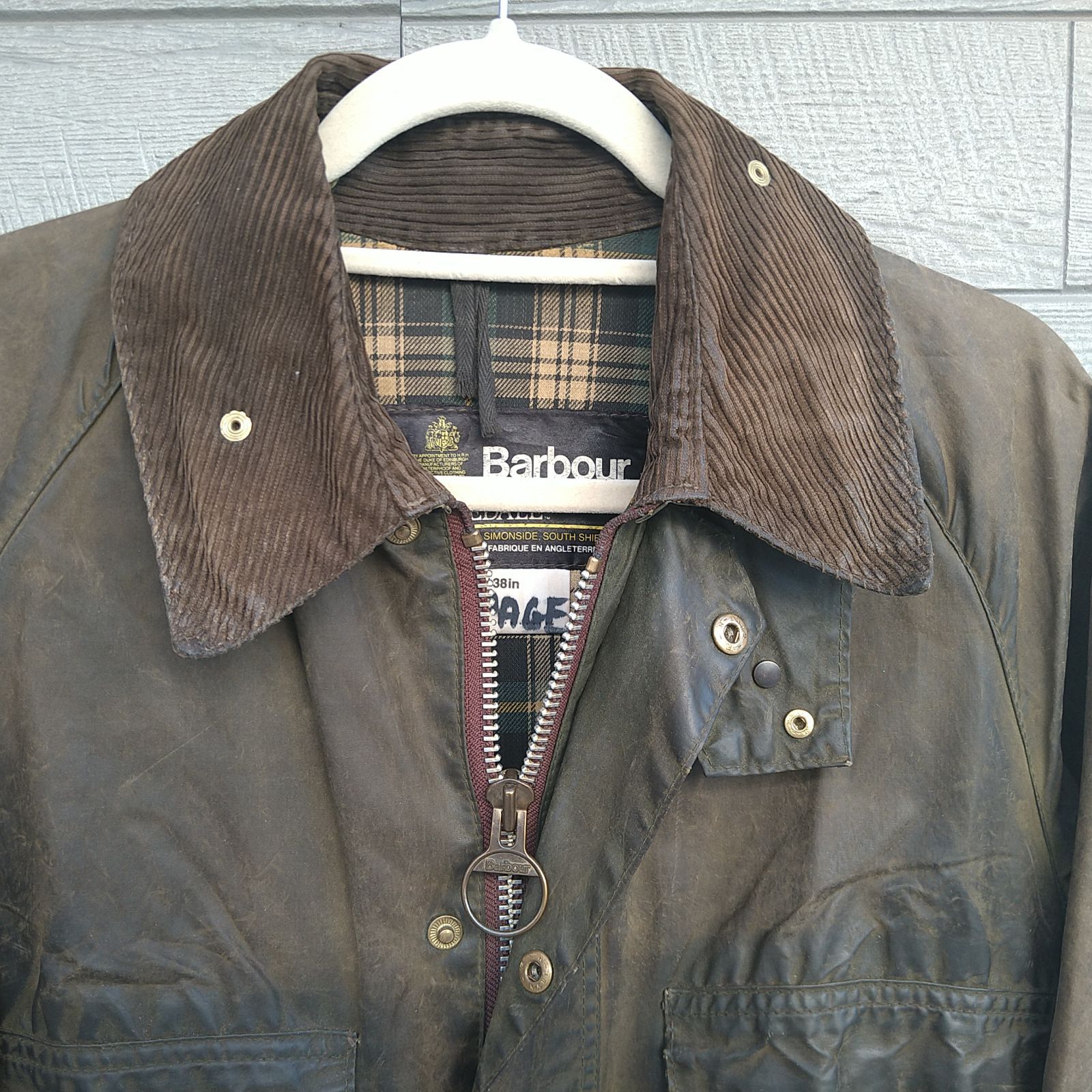 ☆ビンテージ☆ Barbour BEDALE バブアー ビデイル 97CM 38インチ 