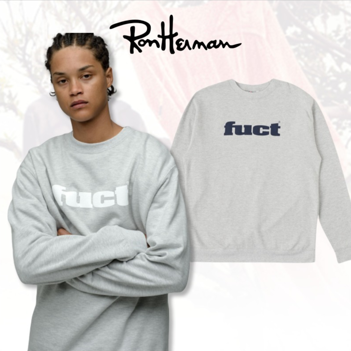 メール便可 2セットまで FUCT Logo Sweat Pullover RHC ロンハーマン