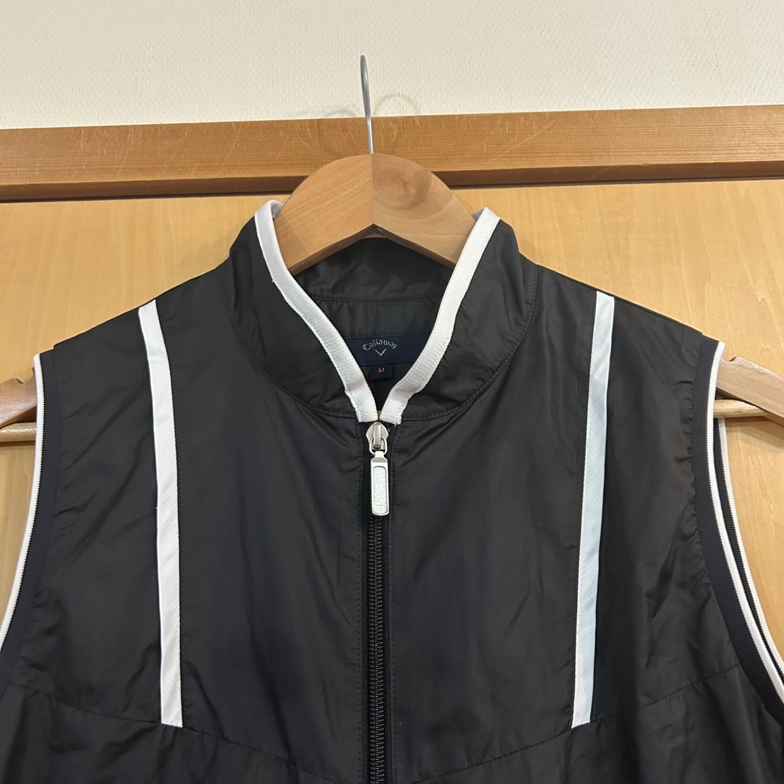 CALLAWAY キャロウェイ ジップベスト ブラック系 M ゴルフウェア