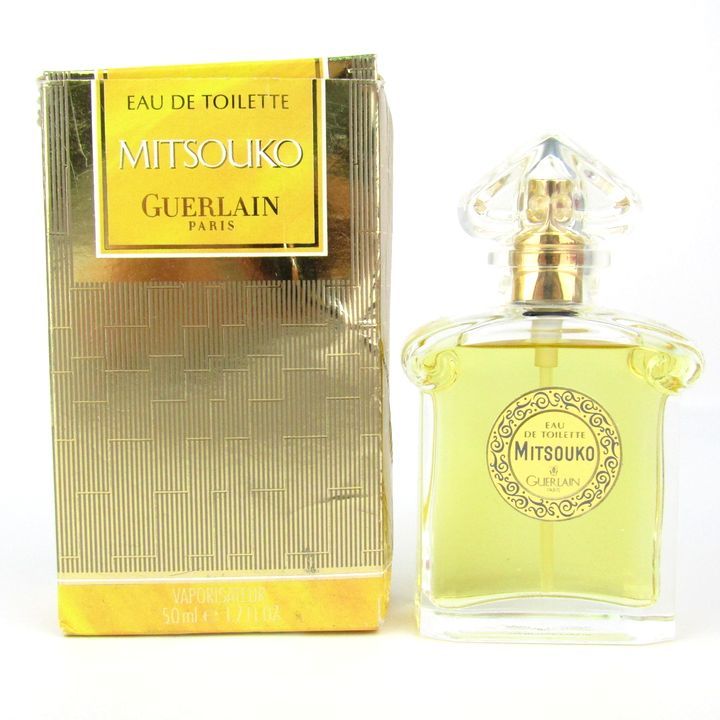 ゲラン 香水 MITSOUKO ミツコ  オードトワレ EDT 若干使用 箱難有 フレグランス レディース 50mlサイズ GUERLAIN 【中古】