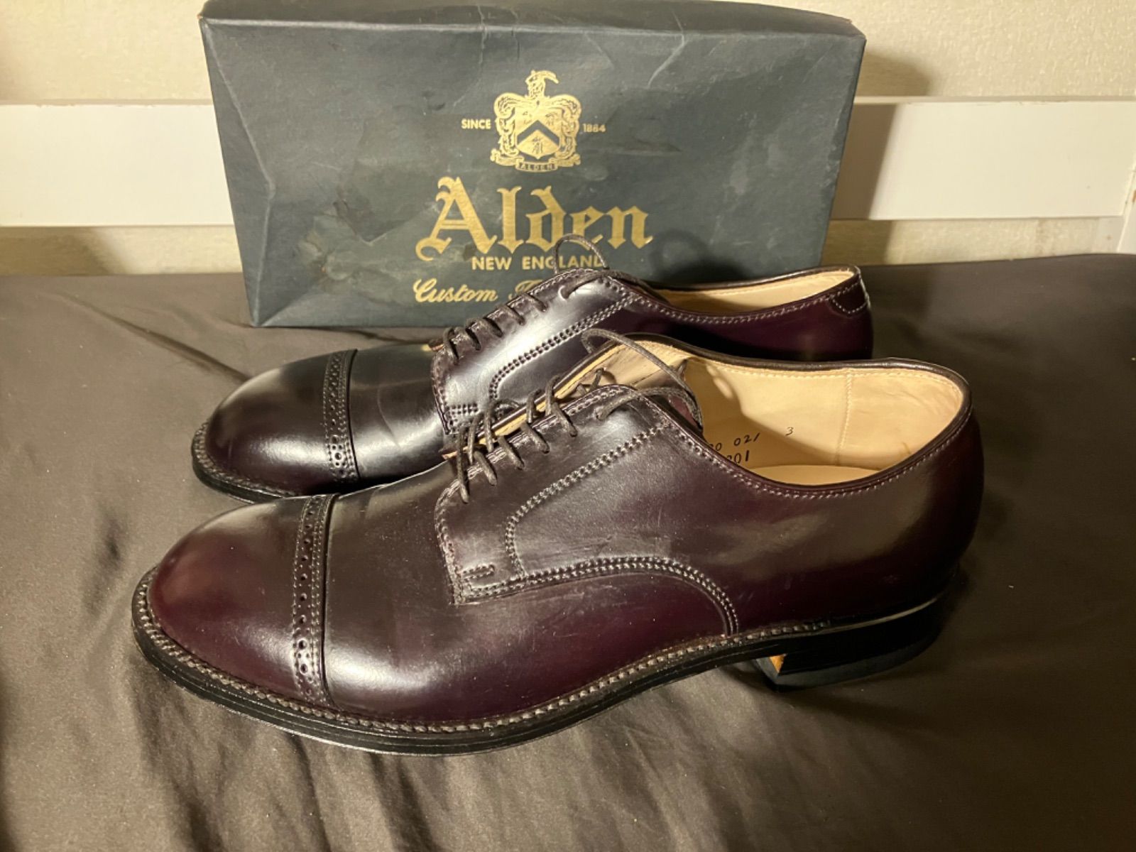 18.26万 完売 コードバン モディファイド ALDEN 新品未使用 #8 56201