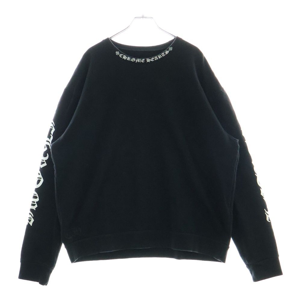 Size【M】 CHROME HEARTS クロム・ハーツ NECK LOGO CREW SWEAT