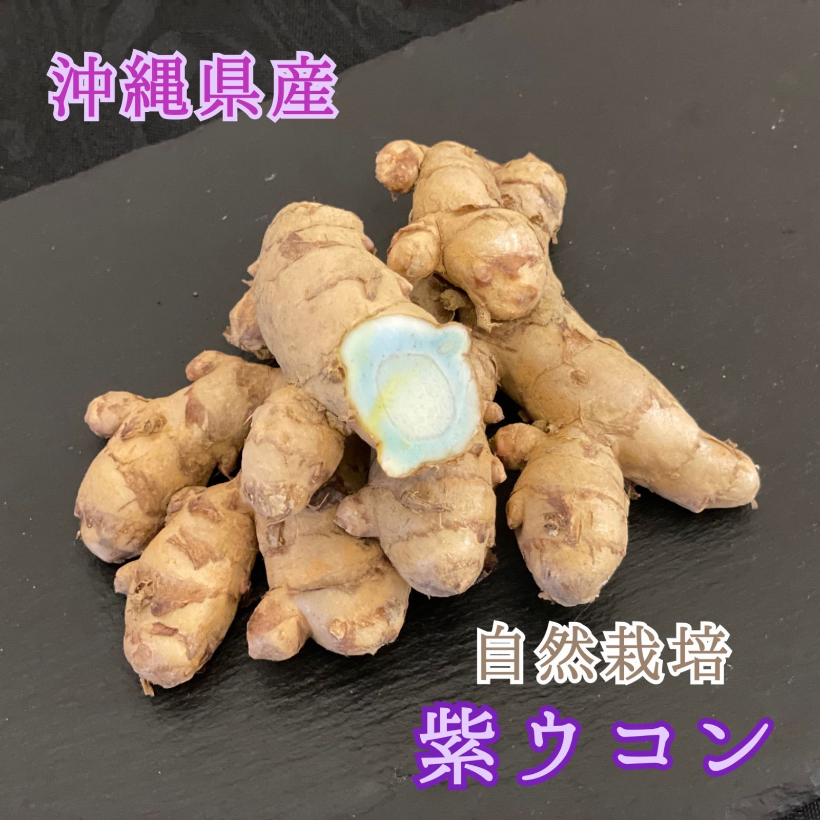 沖縄県産 自然栽培　生　秋/紫/春ウコン3種　合計6kg やんばる毎日がウコン粒2160.jpg