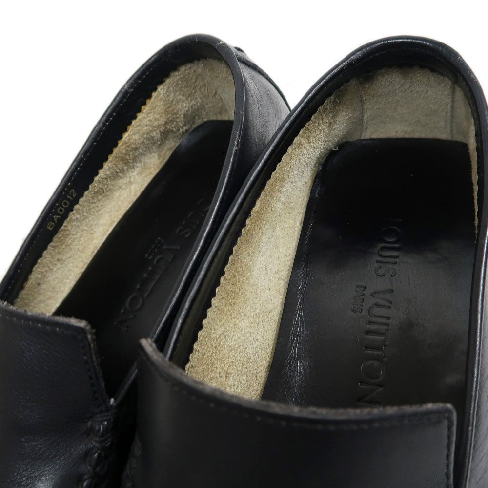 名東】ルイヴィトン ローファー サイズ6 ブラック 黒 革靴 メンズ