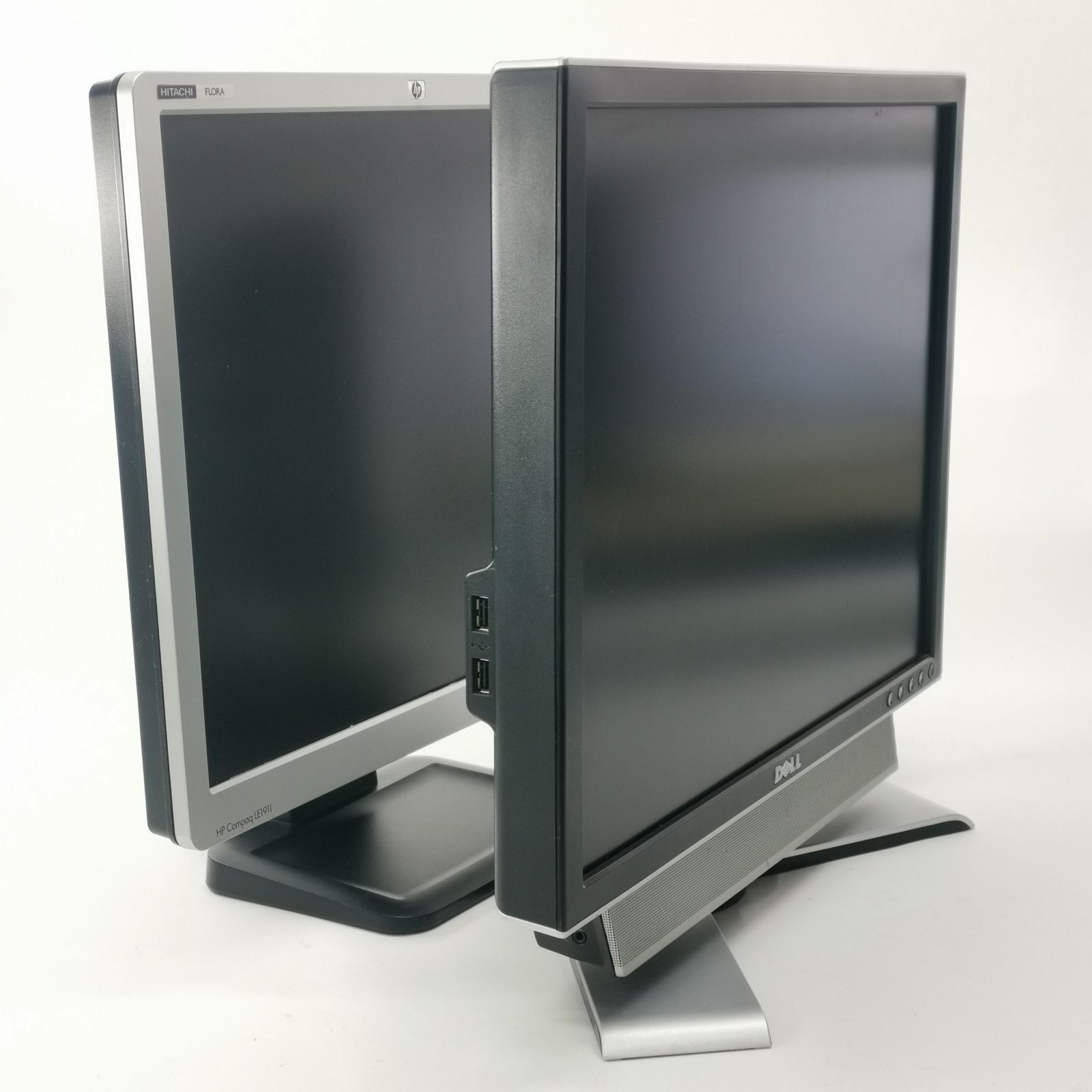 HP Compaq LE1911 19インチ DELL 2007FPb 20インチ スピーカー付き 