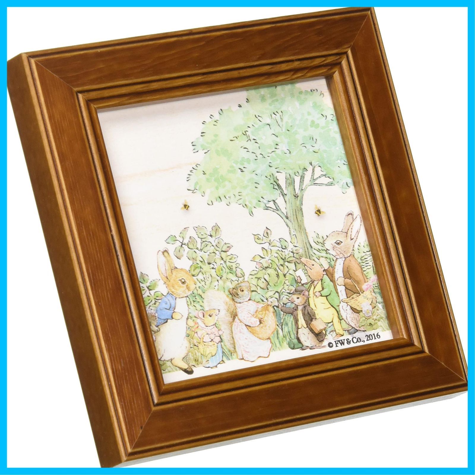 【在庫処分】ピーター ユーパワー ラビット ミニ アート「ピーターとおともだち」 PF-00575 W12×H12cm PF-00575