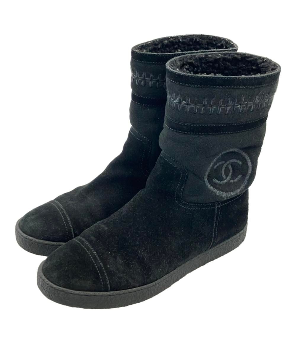 シャネル ムートンブーツ レディース SIZE 39 (XL) CHANEL