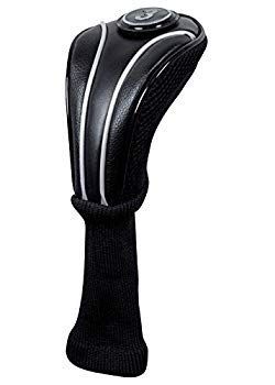低価，100%新品 【中古】【非常に良い】LEZAX(レザックス) TEE-OFF ヘッドカバー ユーティリティ用  TOHC-6553 ブラック×シルバー 2zzhgl6 その他