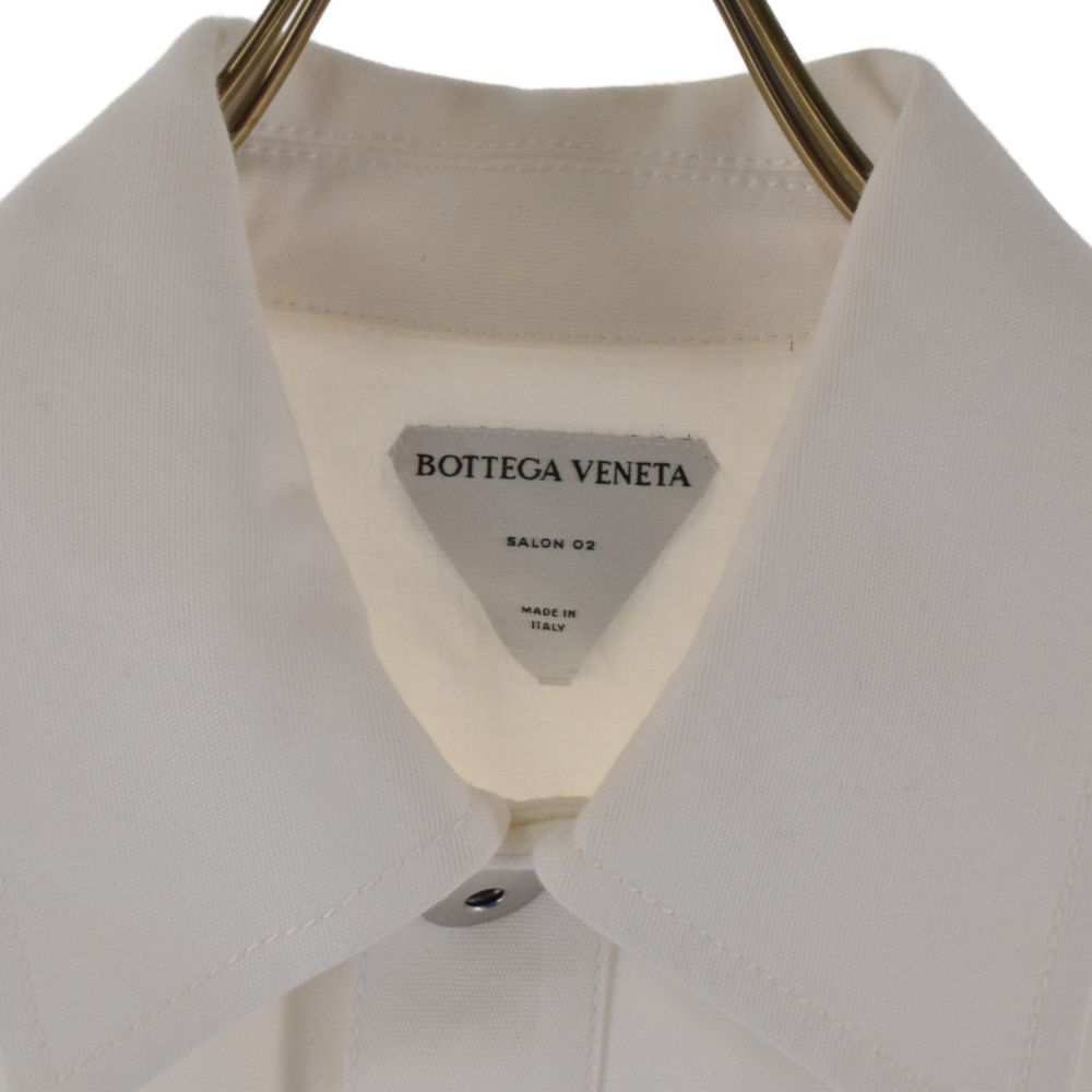 BOTTEGA VENETA ボッテガヴェネタ エポーレット付 デニムジャケット ボタンフライ 68108 V0BT0 ホワイト