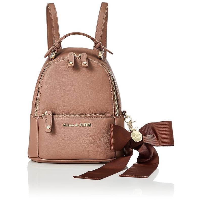 [メゾン ド フルール] リボンSリュック レディース 8A11F0J0700 ライトブラウン