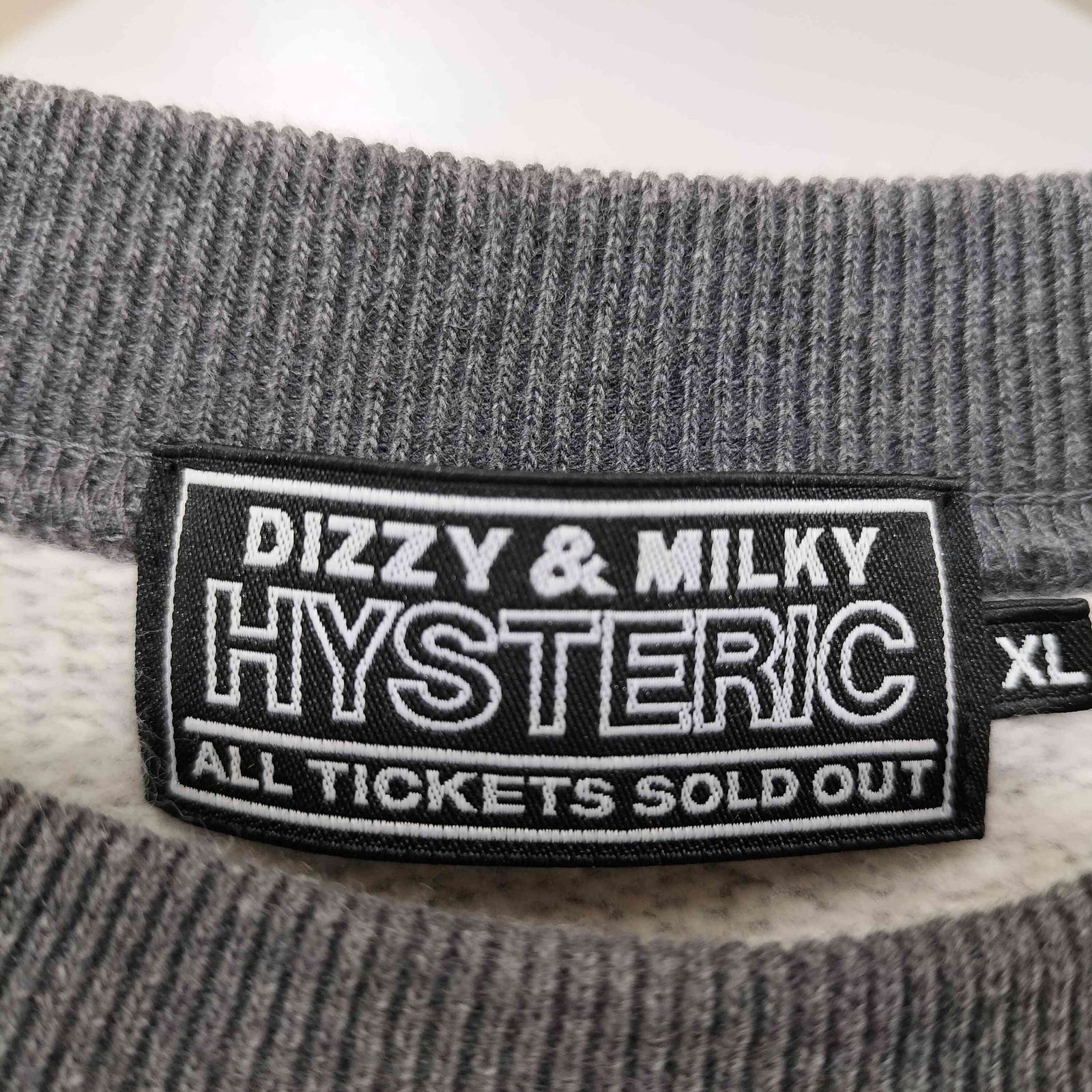 ヒステリックグラマー　スウェット　XL SEE NO EVILワッペン スウェット|HYSTERIC GLAMOUR MEN