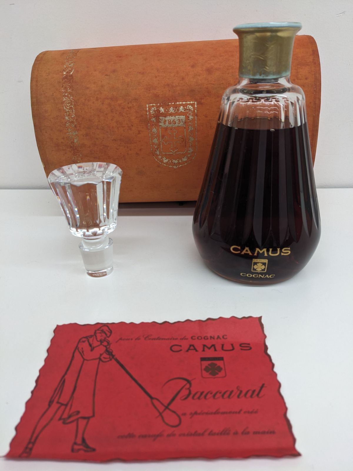 227】未開栓 CAMUS / カミュ カラフェ バカラボトル コニャック