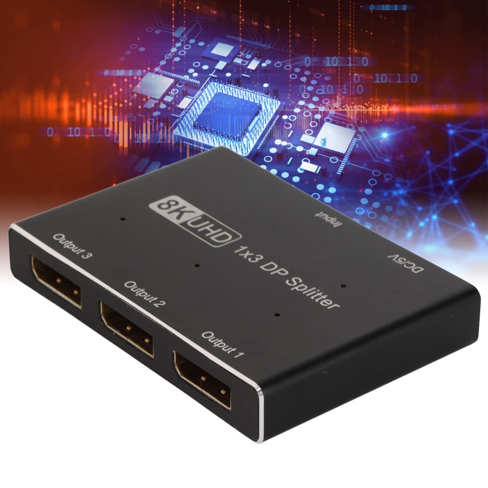 DisplayPortスプリッター SSTハブDisplayPortスプリッターコンパクトトリプルMST