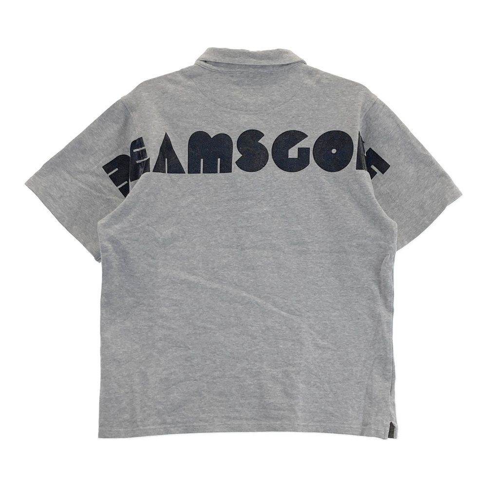 サイズ：L BEAMS GOLF ビームスゴルフ 半袖ポロシャツ グレー系