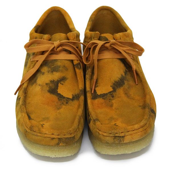 【関税込み】Clarks (クラークス) 26162484 Wallabee ワラビー メンズシューズ Tumeric Camo CL040 clarks UK7.5-約25.5cm レディース バックルサンダル