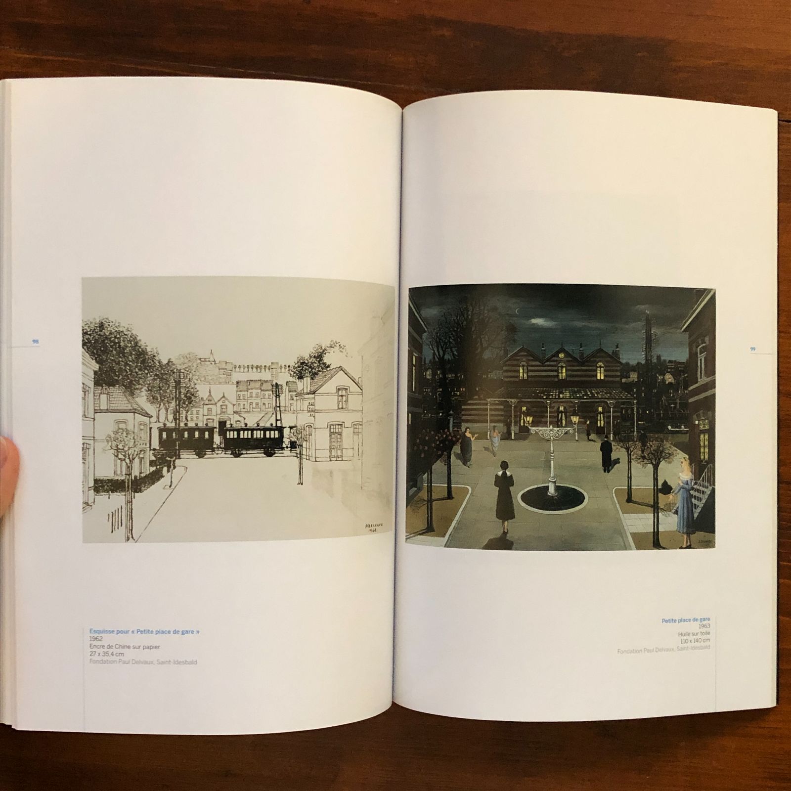 作品集・洋書　ポール・デルヴォー 駅の画家、ポール・デルヴォー「Paul Delvaux, peintre des