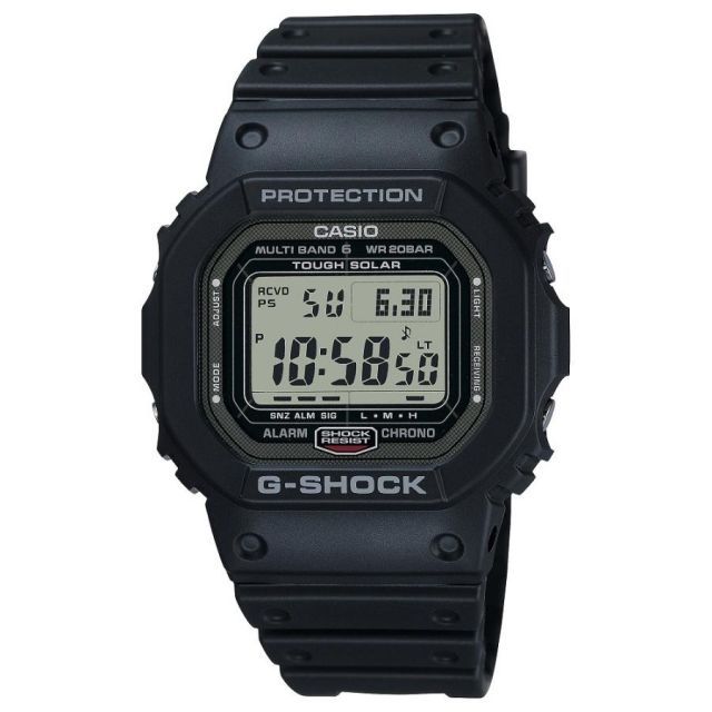 カシオCASIO G-SHOCK Gショック ジーショック 電波 タフソーラー 腕時計 ブラック  GW-5000U-1JF【国内正規品】