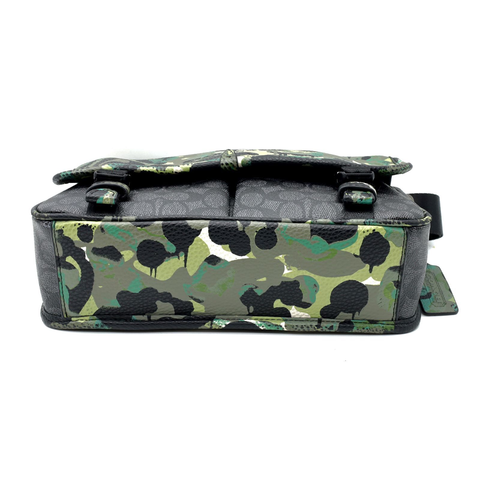 美品 COACH コーチ メンズ ショルダーバッグ リーグ メッセンジャー