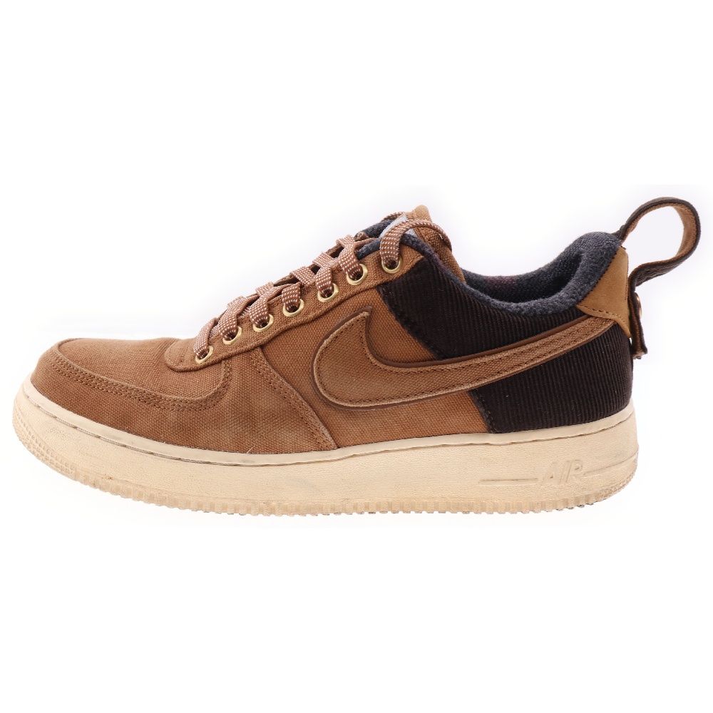 NIKE (ナイキ) ×Carhartt WIP Air Force 1 Low Ale Brown ×カーハート エアフォースワン ローカットスニーカー ブラウン AV4113-200