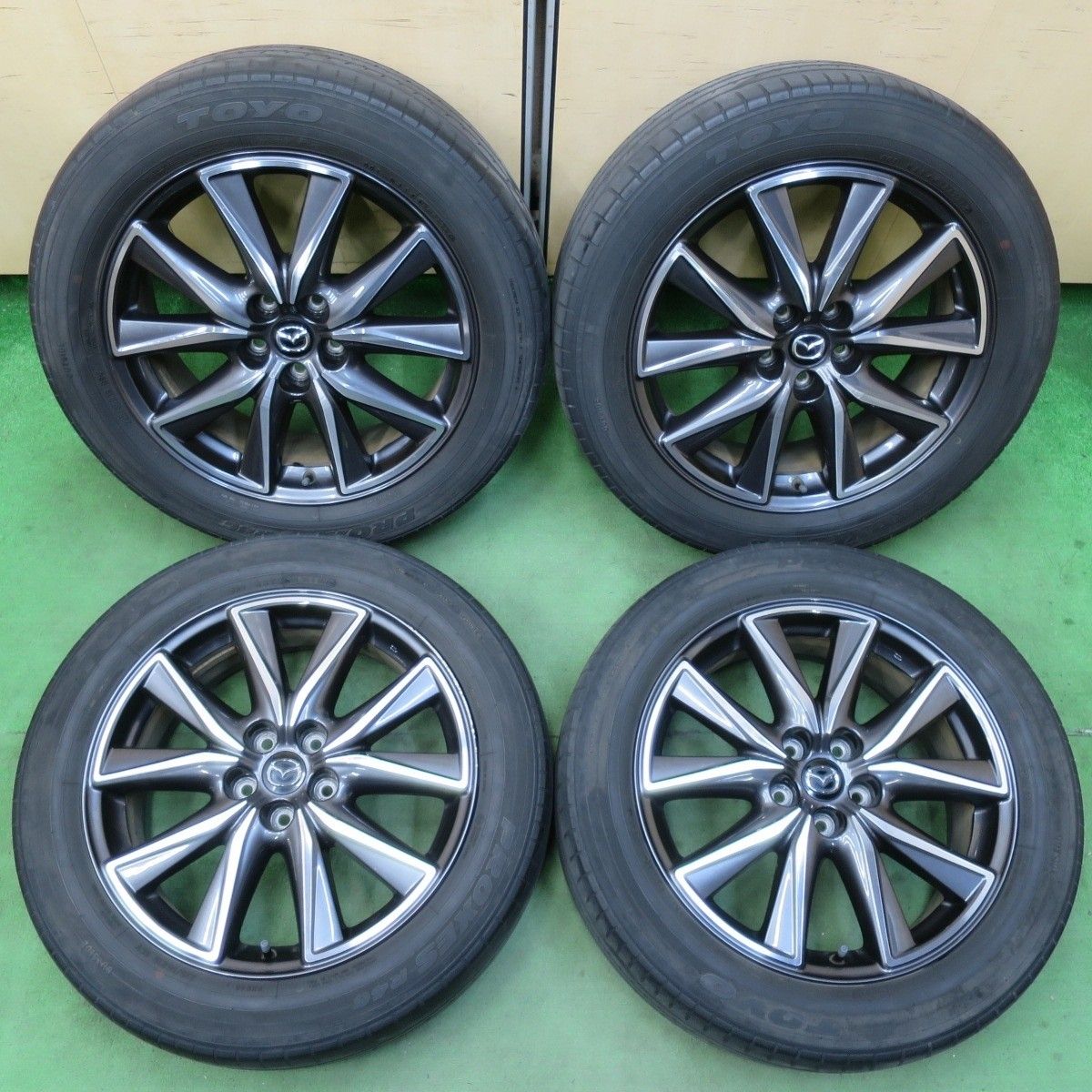 キレイ マツダ CX-5 純正 225|55R19 トーヨー プロクセス R46 19インチ CX5 PCD114.3|5H 5032001イノ