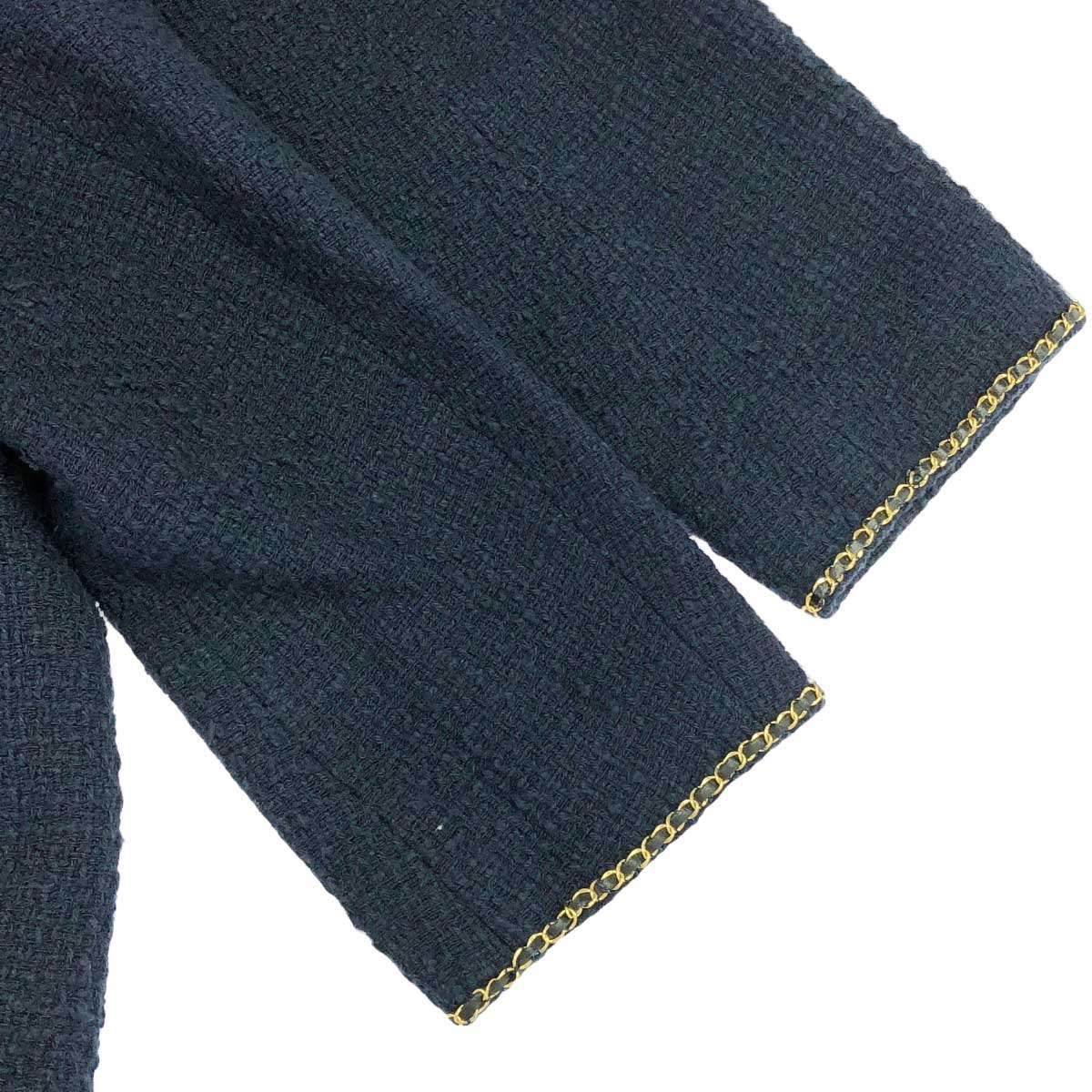 ミューズドゥドゥーズィエムクラス ネップツイードハーフコート シルク混 WOOLSILK GABA トレンチコート（トレンチコート）｜MUSE de