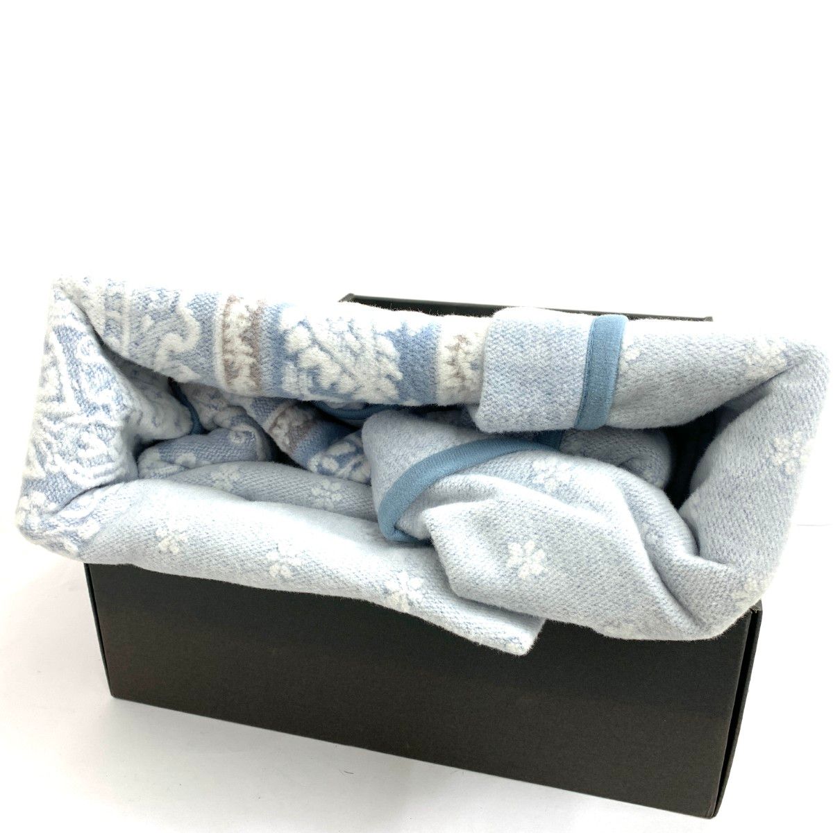 イヴサンローラン 毛布 綿毛布 シルク混