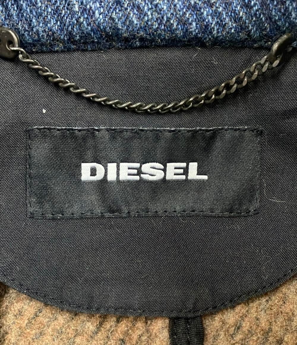 DIESEL デニムピーコート ダメージ加工 メンズ SIZE XS ディーゼル デニムピーコート ダメージ加工 メンズ SIZE XS (XS