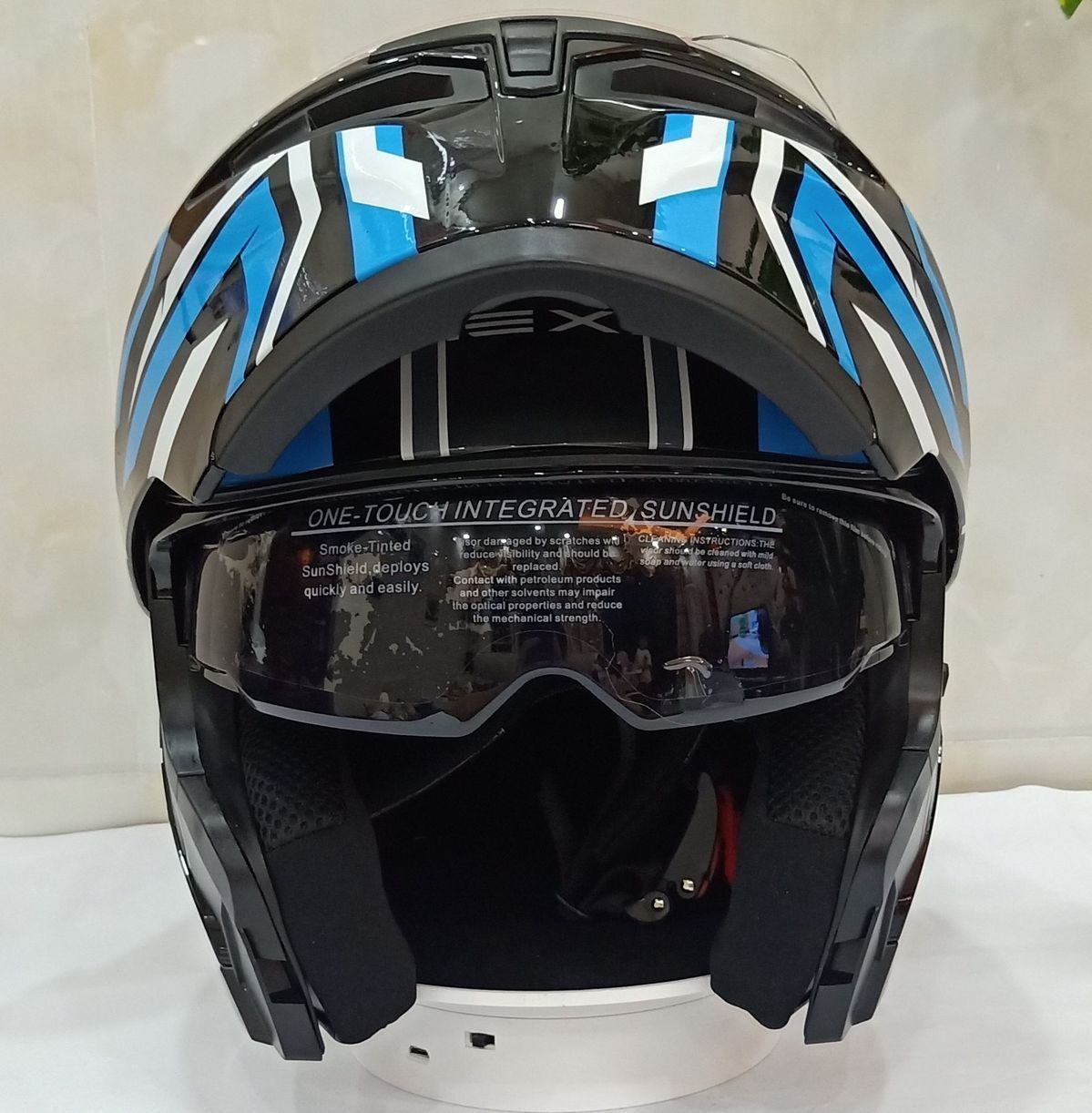 自動車/バイクダブルレンズフルフェイスヘルメットバイクヘルメットレンズ色選択可能S〜XL