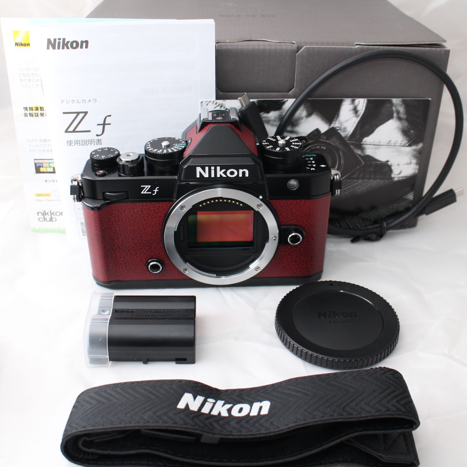 ボルドーレッド ショット数1778回 Nikon Zf ボルドーレッド エクステリア ミラーレス一眼 Z f ニコンダイレクト R261