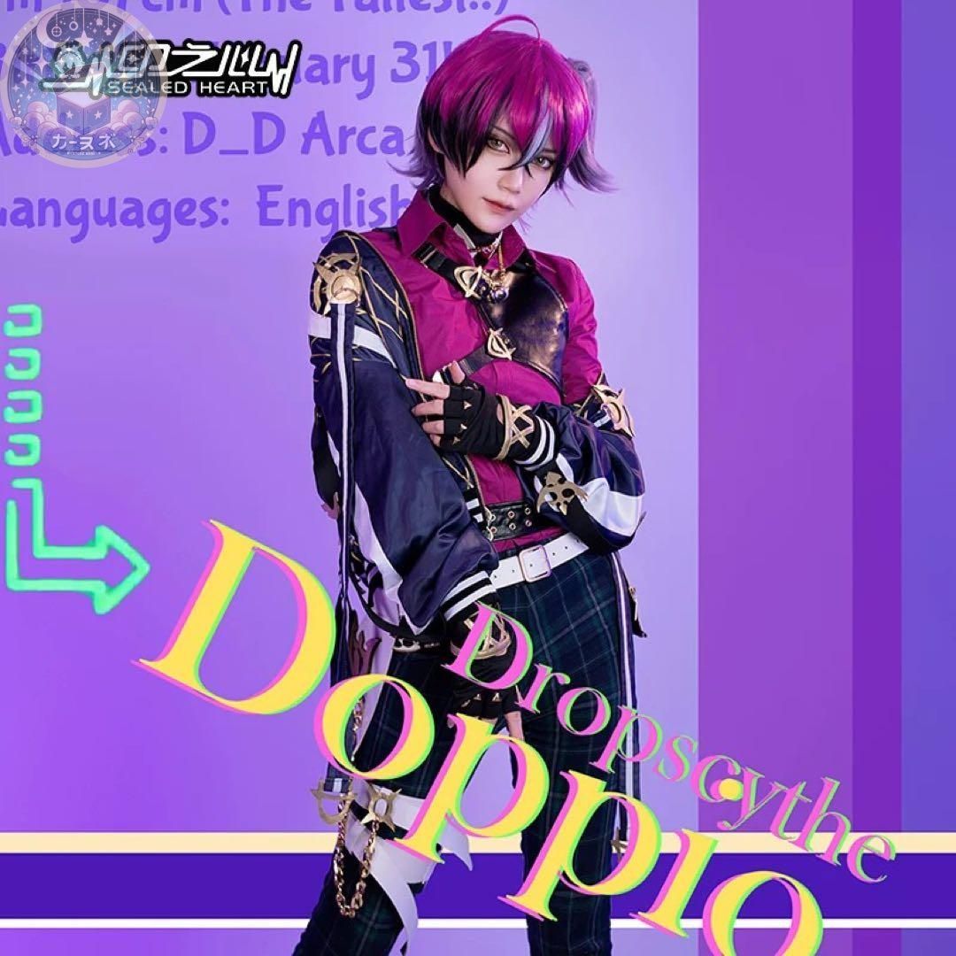 VTuber XSOLEILにじさんじEN Doppio Dropscythe コスチューム ハロウィン仮装 イベント衣装 コスプレセット 高品質コスプレ 再現度高め