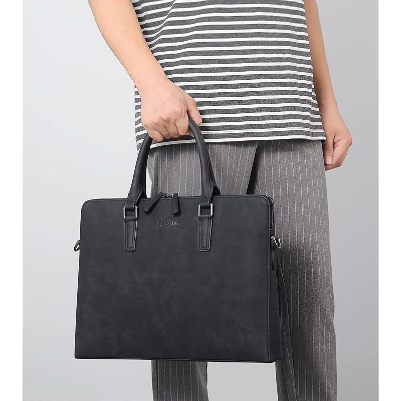 FSDWG ビジネスバッグ  本革 ビジネスバック  2way 大容量 防水