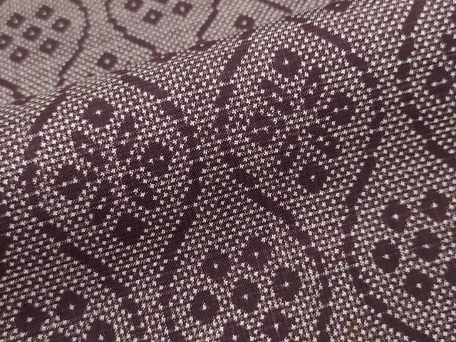 平和屋着物□本場大島紬 7マルキ 立涌花文 正絹 逸品 CAAU3378ng