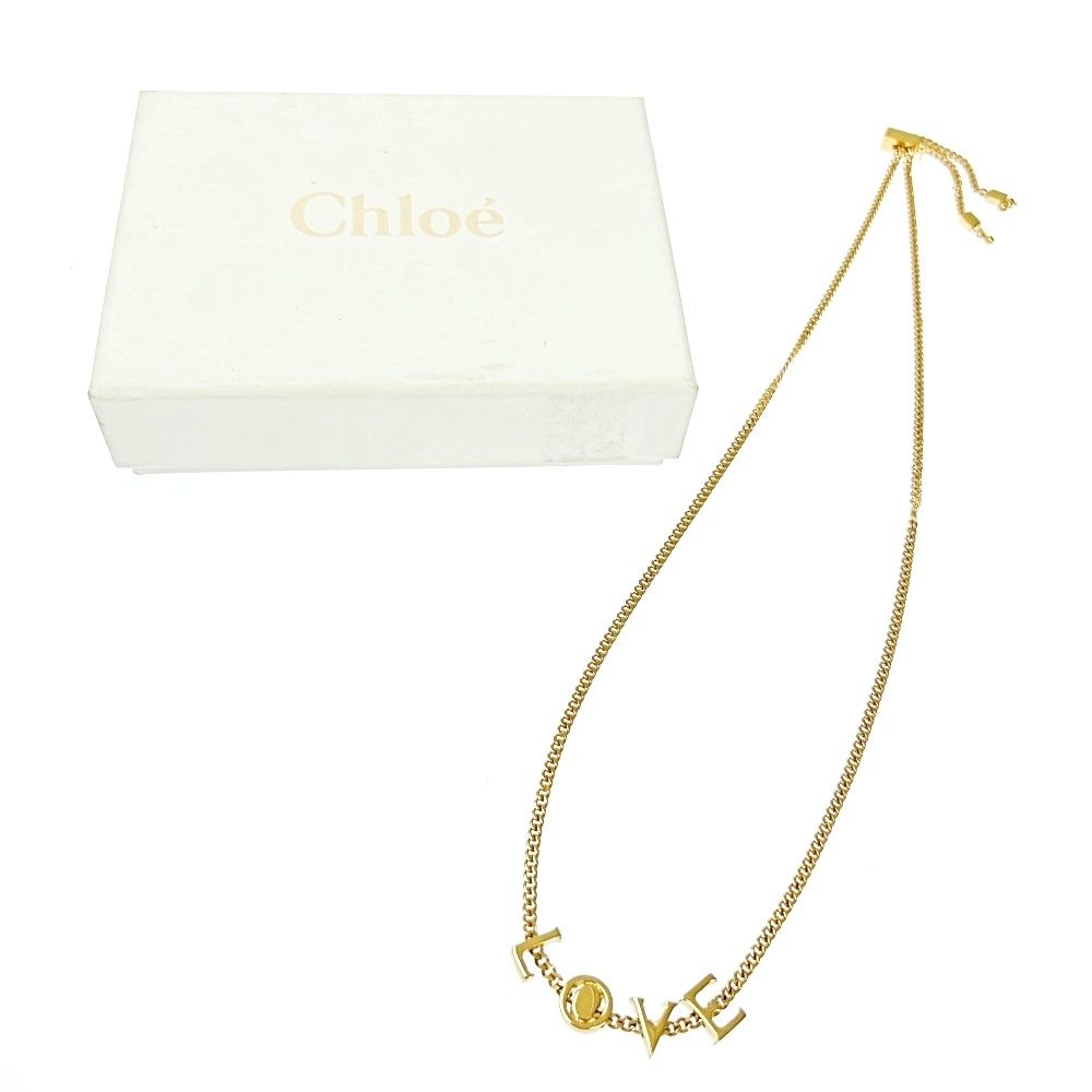 【中古】【箱付き】 Chloe クロエ GP LOVE ネックレス レディース 304570 ネックレス