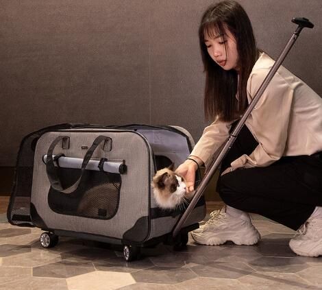 ペットキャリーバッグ 2way 折りたたみ キャスター付き キャリーバッグ 犬 猫 小型犬 中型犬 ペットキャリーカート OLIVIERBERNSTEIN_COM