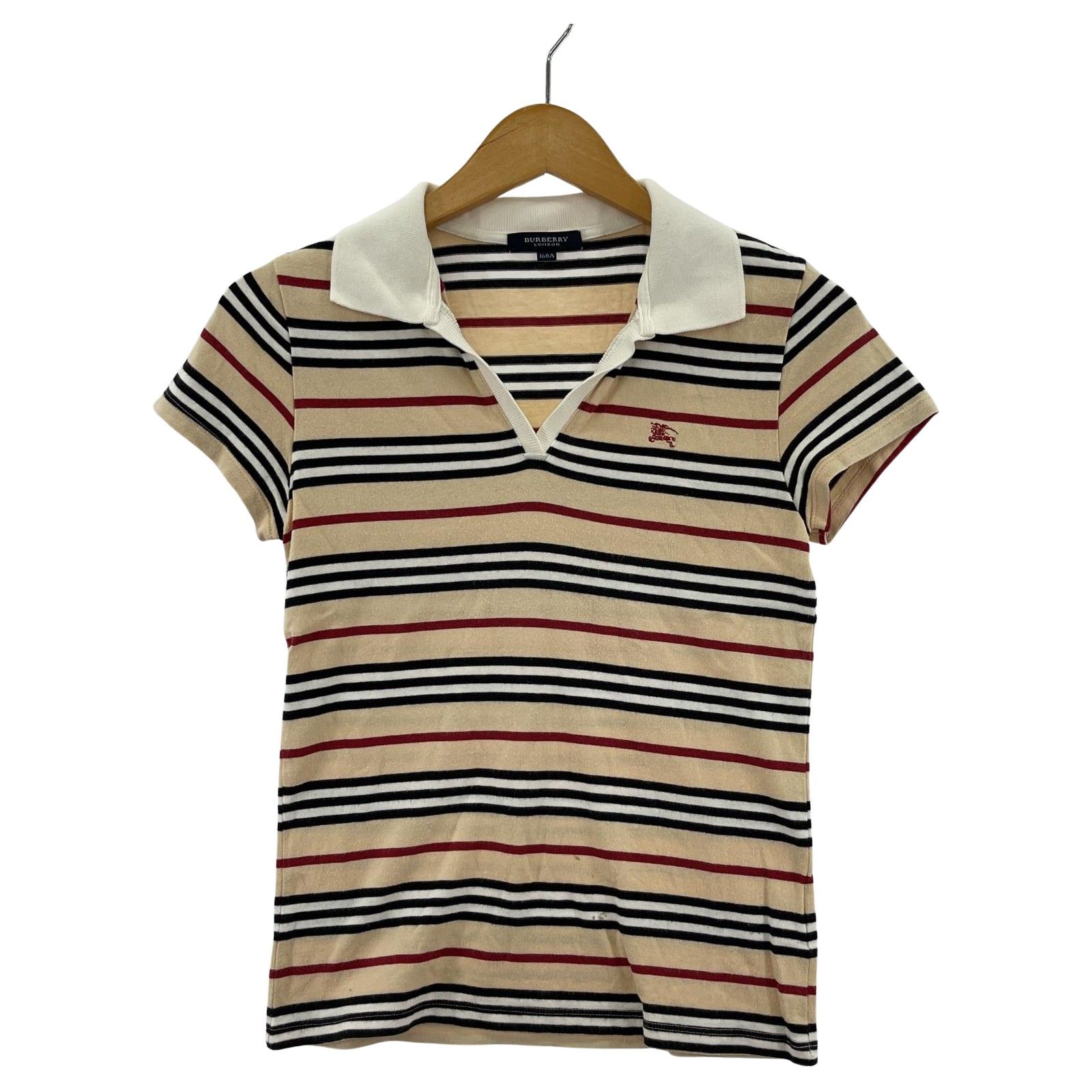 バーバリー burberry ボーダー ポロシャツ ネイビー L 雰囲気 y2k バーバリー burberry ボーダー ポロシャツ ネイビー L 雰囲気