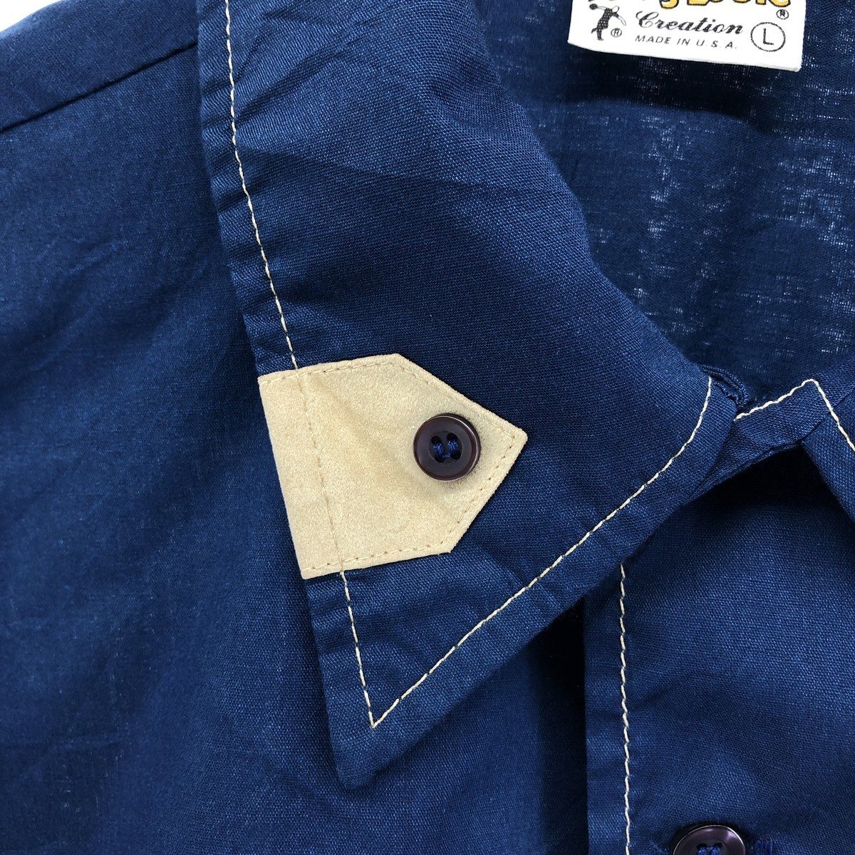 70s キングルイ ボーリングシャツ アメリカ製1970年代 ヴィンテージ 70年代 USA製 king Louie キングルイ ボーダーポロシャツ