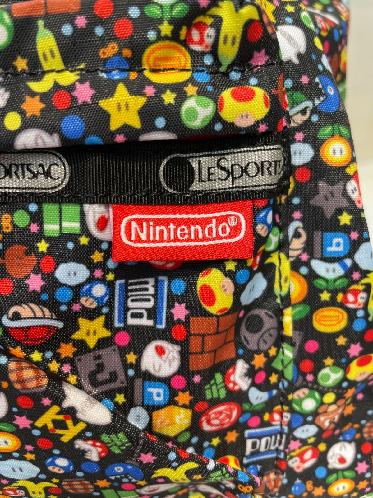 美品 LESPORTSAC Nintendo レスポートサック 任天堂 コラボ