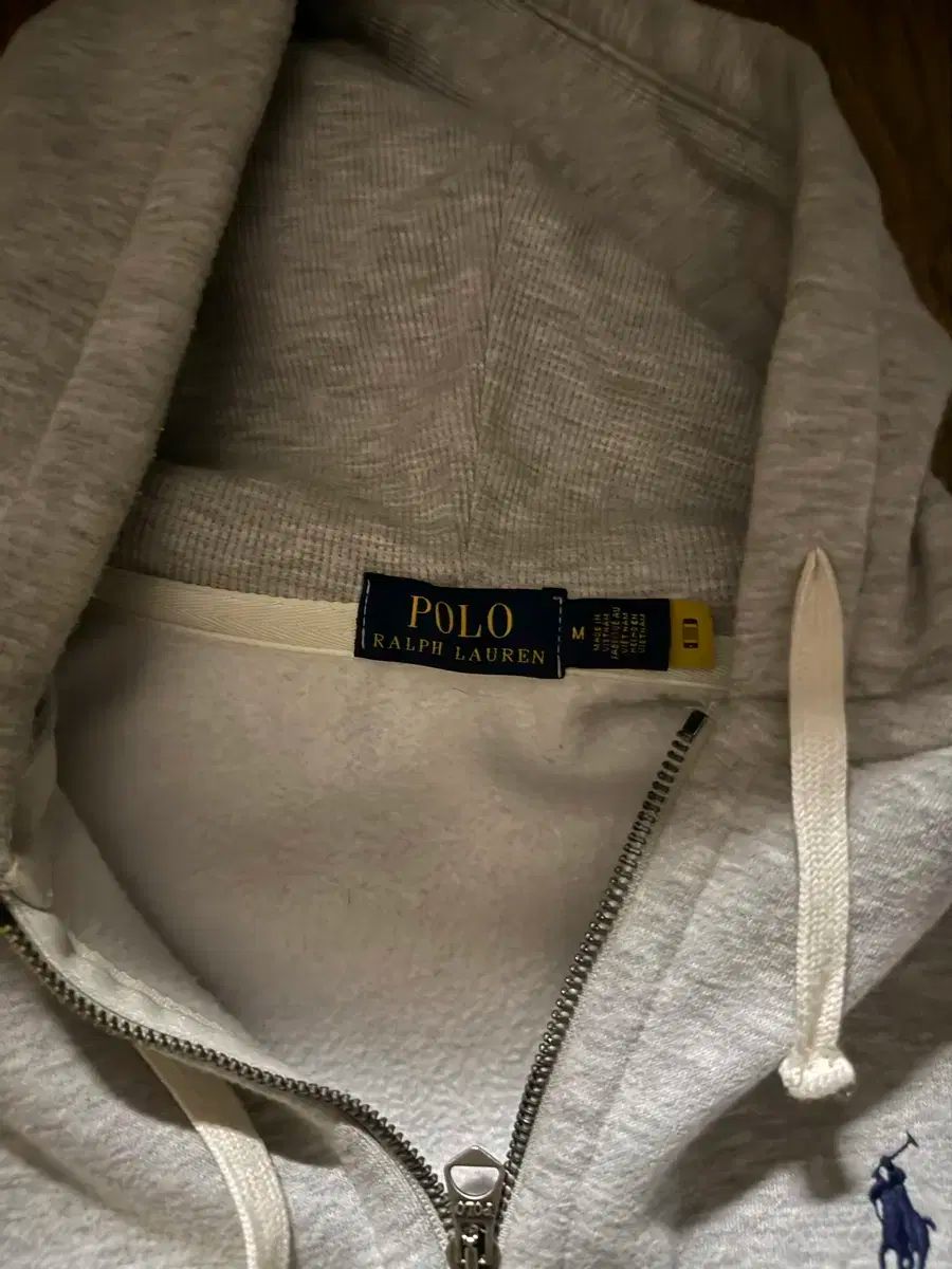 全品本物!100％品質保障！ ポロラルフローレン グレー フード ジップアップ 【新品通販】