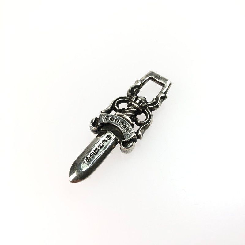 メンズ CHROME HEARTS クロムハーツ OLD DAGGER 10 ダガー シルバー ペンダントトップ アクセサリー 190-250307-yk-18-TAG